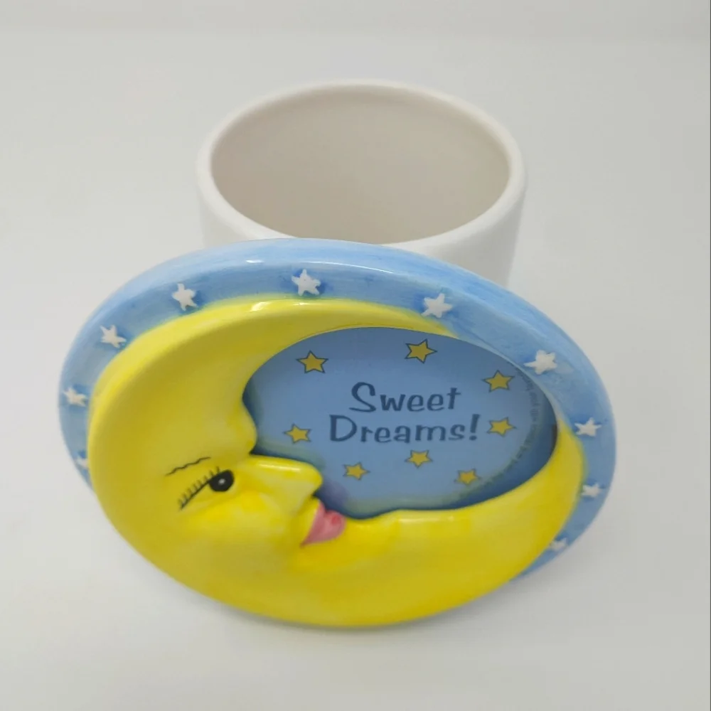 Sweet Dreams Crescent Moon Pencil Cup / Photo Frame